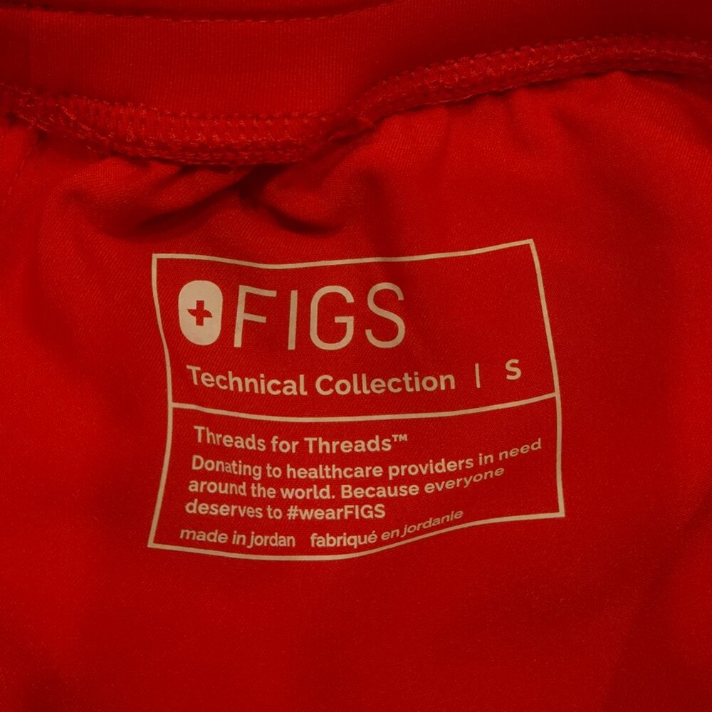 FIGS Scrub Pants - Pop Red - Small - Picture 7 of 8